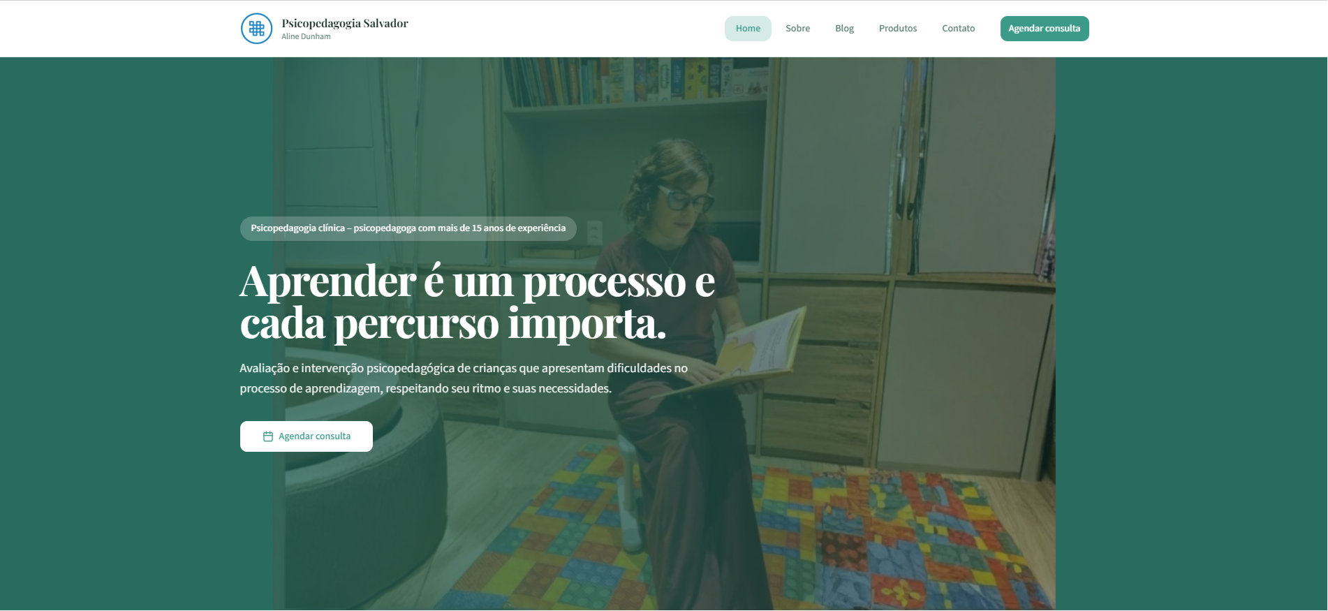Psicopedagogia Salvador — Aline Dunham